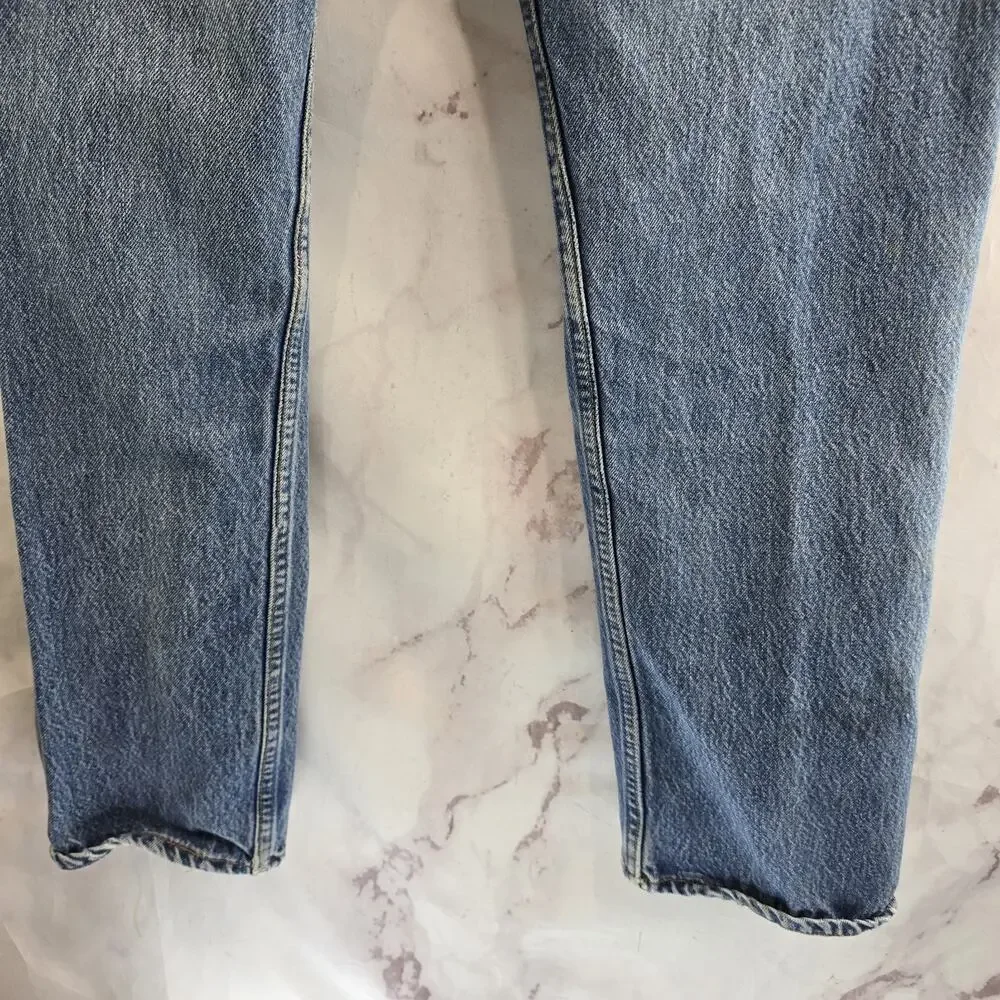 Vtg Levis Jeans Mens 32 X 28 501 XX Y2K Denim Destroyed Button Fly Distressed
